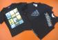 LOT 3 T Shirt coton noir ADIDAS CAMPUS 8 ans V�tement enfant gar�on   TBE