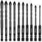 M�che � Carrelage, 10 Pcs Forets H�lico�daux En Carbure De Tungst�ne, Meche Verr