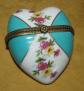 Bo�te � bijoux en forme de c ur Limoges France