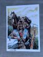 DERIB EX LIBRIS BUDDY LONGWAY SIGN� 15 x 21 cm �TAT NEUF AVEC MOT DE derib VERSO