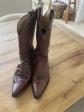 santiagues en cuir SENDRA vintage, marron pour femme