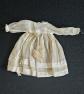 Ancienne petite ROBE de BAPT�ME pour  Poup�e BLEUETTE , petite MIGNONNETTE