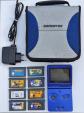 Nintendo Game Boy Advance SP Console Portable   Bleu   8 jeux et sacoche