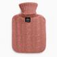 Douce bouillotte tricot rose