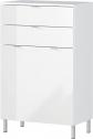 Commode, Blanc, B-H-T 60-97-34 cm 8531 84