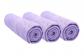 Lot de 3 Housses pour Matelas � Langer 50x70 - 50x80 en Coton   Parme Violet