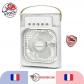 Climatiseur Portable 3en1 Mini Ventilateur Humidificateur Purificateur USB LED