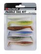 Kit de Leurre Souple Paddle 6 leurres souples inclus dans des coloris prenant