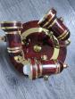 Plafonnier Vintage 3 Spots Orientables   Finition �caille de Tortue et Laiton
