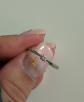 bague en or 18 carats et diamant