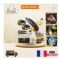Cadeau Id�al   Tron�onneuse � Batterie 6 Pouces avec 2 Cha�nes et Accessoires
