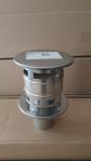 Terminal anti pluie �80  EW92H080 inox neuf conduit chemin�e chaudi�re