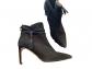 Tr�s Belles Boots Daim Noir Lani�res Bash 39 Authentique