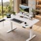 Bureau �lectrique 120x60cm Assis Debout R�glable Ergonomique Home Office