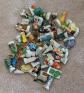 lot de 50 f�ves n�9 schtroumpf Disney Asterix Halloween Tintin Dalton Animaux