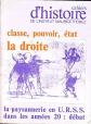 Cahiers d'histoire de l'institut Maurice Thorez n 20 21: Classe, pouvo