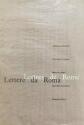 Lettres de Rome   Lettere da Roma, Vincenzo Cerami, Marco Lodoli, Niccol� Ammani