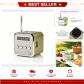 Mini Enceinte Bluetooth Portable FM MP3 USB Longben Verte