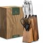 Couteau Cuisine   7 Couteaux de Cuisine avec Bloc de Rangement et Aiguiseur