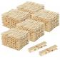 Lot de 500 pinces � linge en bambou pour linge, artisanat, photos  6,1 x 1,1 cm