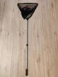 Epuisette de p�che t�lescopique vintage (grise) en aluminium