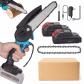 Mini Tron�onneuse �lectrique Sans Fil Haute Puissance  2 Batteries