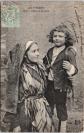 65 Femme et garcon en costume Ossalois.