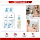 Biolane Lot soins b�b� 2 gels corps cheveux 750 ml   huile amande 75 ml