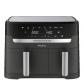 Moulinex Easy Fry Dual XXL Friteuse Air Fryer Gril 8.3L 2 Tiroirs 8 Prog