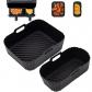 2 Pi�ces Moule Silicone Air Fryer pour Moulinex Easy Fry Dual EZ9018