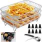 Af300uk Air Fryer Holder for 3 Layer Ninja Double Air Fryer   Stainless Steel