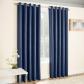 Vogue Rideau �  illets, Thermique, occultant, Bleu Marine-Bleu Largeur   229...