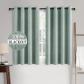 Rideau Lin Occultants Vert d'eau Lot de 2 140x160cm Thermique