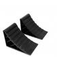 Lot de 2 cales de roue pour remorque  Noir  Avec support  Pour voiture, caravane
