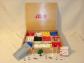 VINTAGE JOUET ANCIEN COFFRET BOIS LEGO SYSTEM SET WOODEN BOX HO 1-87 VESPA MOTO
