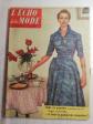 N17 Le petit �cho de la mode N�15 14 April 1957 Dress in Poplin Nappe Loveline