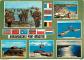 Carte Postale   14   Arromanches   Multivues   Militaria   Drapeaux   CPM   Voir