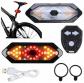 Feu arri�re v�lo LED avec clignotants sans fil t�l�commande �tanche USB