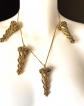 Attribu� Franck Herval Couture Pendentif R�sine Vintage Cabochon jewelry bijoux