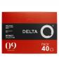 Delta Q Qharacter 40 Capsules de Caf�, Intensit� 9   dosettes Caf� th� boissons