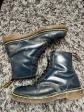 Dr. Martens Vintage Made in England Bottines Cuir Bleu P�trole UK8 EU42