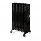 Radiateur a bain d'huile   2000 W   DOMO   DO7327R   42,5 x 28 x 64 cm   Noir