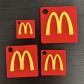 McDonald's lot de 4 porte clefs