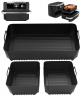 3Pcs Moule Silicone Air Fryer, Moule Air Fryer pour Ninja Foodi Flex 10,4 L