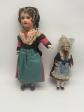 Lot de 2 poup�es vintage en tissu, costumes traditionnels, �ge 3