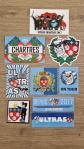 Ultras Chartres Lot 9 autocollants stickers Foot Uc17 C'chartes Football