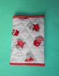 Prot�ge carnet de sant�, b�b� -enfant. Tissu matelass� petites souris, Neuf