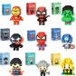 Bloc Construction Super Heros Lot 9 Figurines Jouet Spiderman Batman Hulk Thor..