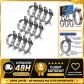 12 Colliers de Serrage M�tallique Inox 16 27mm Acier V2A pour Machine � Laver