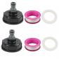 2 Pi�ces S60X6 IBC Bouchon Cuve 1000L De R�servoir Raccord, Adaptateur